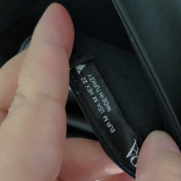 Zara Viral Silky Satin Elegant Black Cut Out Slip Mini Dress Spaghetti Straps - Picture 8 of 11